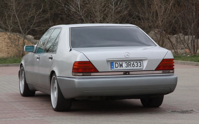 Mercedes-Benz Klasa S cena 39900 przebieg: 289000, rok produkcji 1991 z Wrocław małe 596